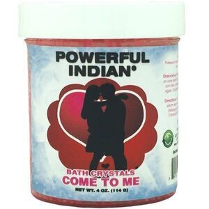 Come to Me Ven a Mi Bath Crystals Salts Indio Poderoso Wicca Santeria